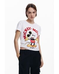 Desigual - Mickey Mouse T-Shirt - Lyst
