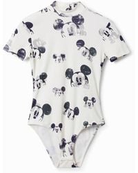Desigual - Disney's Mickey Mouse Print Body, Viscose - Lyst