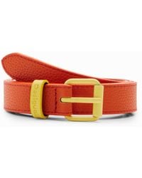 Desigual - Contrasting Buckle Belt - Lyst