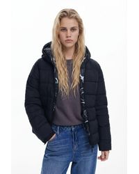 Desigual - Reversible Padded Jacket, Polyester - Lyst
