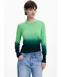 Desigual - Fein Gestrickter Pullover Mit Farbverlauf - Lyst