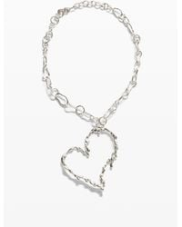 Desigual - Zalio Plated Heart Necklace - Lyst