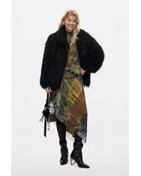 Desigual - Synthetic Fur Coat, Polyester - Lyst