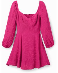 Desigual - Short Slim A-Line Dress - Lyst