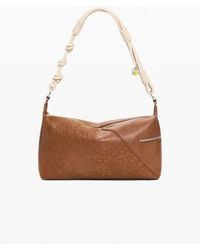 Desigual - Medium Embroidered Bag, Polyurethane - Lyst