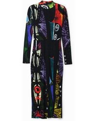 Desigual - Vestido Midi Arty M. Christian Lacroix - Lyst