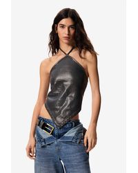 Desigual - Sleeveless Blouse Masha Popova, Cotton - Lyst