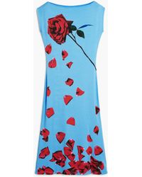 Desigual - Tyler Mcgillivary Petal Bardot Dress, Viscose - Lyst
