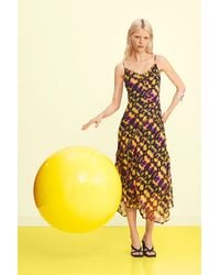 Desigual - Midi Dress With Straps, Polyester - Lyst