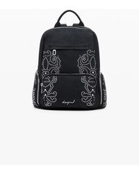 Desigual - Small Backpack With Studded Pockets - Lyst