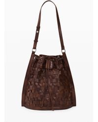 Desigual - Medium Braided Drawstring Backpack, Polyurethane - Lyst