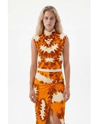 Desigual - Tie-Dye Draped T-Shirt, Viscose - Lyst