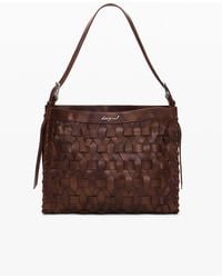 Desigual - Medium Braided Bag, Polyurethane - Lyst
