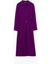 Desigual - Long Shirt Dress, Polyester - Lyst