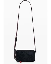 Desigual - Small Textured Crossbody Wallet, Polyurethane - Lyst