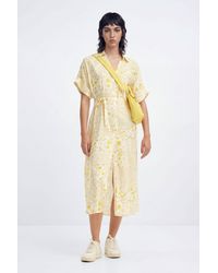 Desigual - Floral Midi Shirt Dress, Viscose - Lyst