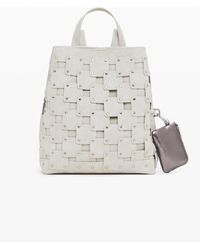 Desigual - Medium Faux Leather Patch Backpack - Lyst