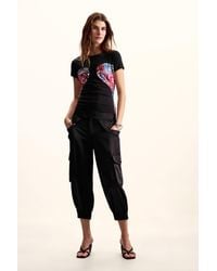 Desigual - T-Shirt Designed By M. Christian Lacroix, Polyester - Lyst