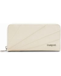 Desigual - L Patchwork Textures Wallet, Polyurethane - Lyst