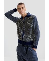 Desigual - Retro Zipper Sweater, Cotton - Lyst
