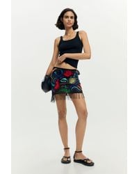 Desigual - Short Printed Pareo, Polyester - Lyst