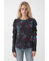 Desigual - Blouse Puffed Sleeves, Viscose - Lyst