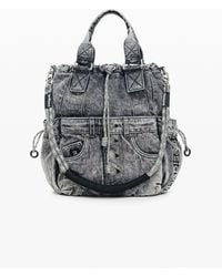 Desigual - Medium Multiposition Denim Backpack - Lyst