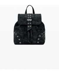 Desigual - Small Perforated Backpack, Polyurethane - Lyst