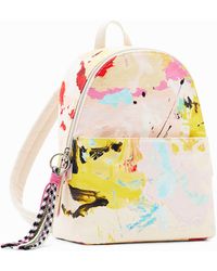 Desigual - Small Painting Backpack - Lyst