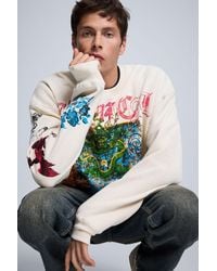 Desigual - Printed Sweatshirt Japan, Cotton - Lyst