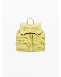 Desigual - Small Shiny Bow Backpack, Polyurethane - Lyst