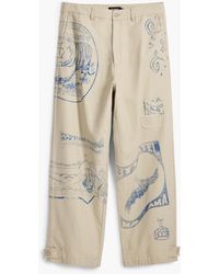 Desigual - Patchwork Jeans, Cotton - Lyst