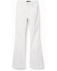 Desigual - Long Flare Jeans, Cotton - Lyst