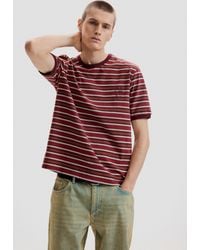 Desigual - Striped Knit T-Shirt - Lyst