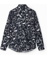 Desigual - Arty Poplin Shirt, Cotton - Lyst