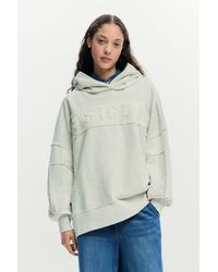 Desigual - Oversize Sweatshirt With Hood, Cotton - Lyst