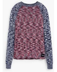 Desigual - Two-Tone Marled T-Shirt, Viscose - Lyst