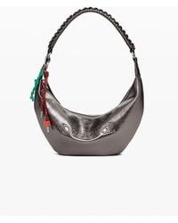 Desigual - Medium Metallic Crossbody Bag With 3D Logo - Lyst