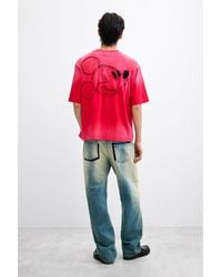 Desigual - Embroidered Mickey T-Shirt, Cotton - Lyst