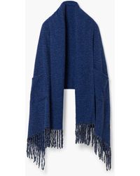 Desigual - Long Two-Tone Scarf, Polyester - Lyst