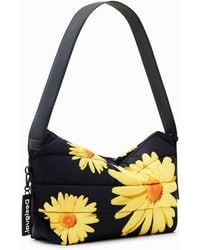 Desigual - M. Christian Lacroix Large Floral Crossbody Bag, Polyester - Lyst