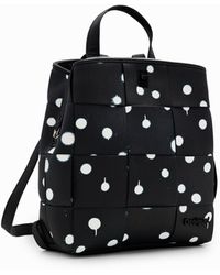 Desigual - S Woven Droplets Backpack - Lyst