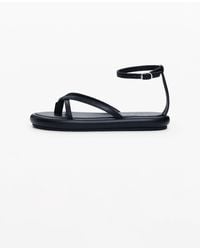 Desigual - Sandale Plate À Bride, Femme, Cow Leather, Noir - Lyst