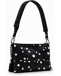 Desigual - M Woven Droplets Crossbody Bag, Polyurethane - Lyst