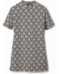 Desigual - Retro Short Dress - Lyst