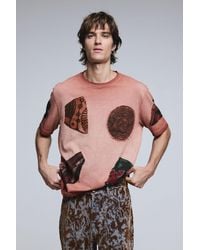 Desigual - Short-Sleeved Patchwork T-Shirt, Cotton - Lyst