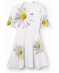 Desigual - M. Christian Lacroix Short Daisy Dress, Viscose - Lyst