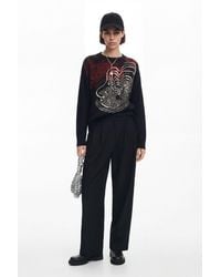 Desigual - Wave Knit Sweater M. Christian Lacroix - Lyst
