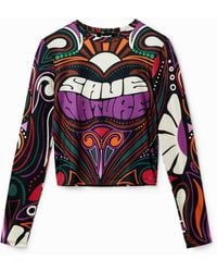 Desigual - “Save Nature” T-Shirt, Acetate - Lyst