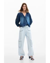 Desigual - Cargo Pants With Pockets - Lyst